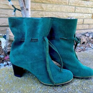 Authentic Christian Dior suede booties
